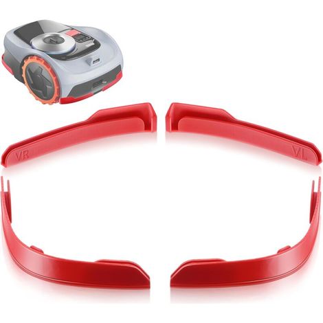 Juego de 4 protectores de bordes compatibles con Segway Navimow i105e e i108e, parachoques protectores para cortacéspedes robóticos, accesorios para robots. (1/5)