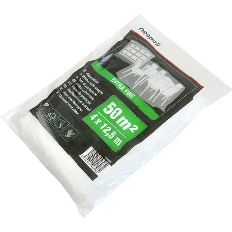 Nespoli Abdeckfolie 12,5 x 4 m = 50 m² transparent (1/3)