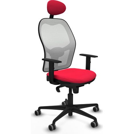 Silla de Oficina con Cabecero Jorquera Piqueras y Crespo 1D036G1 Rojo
