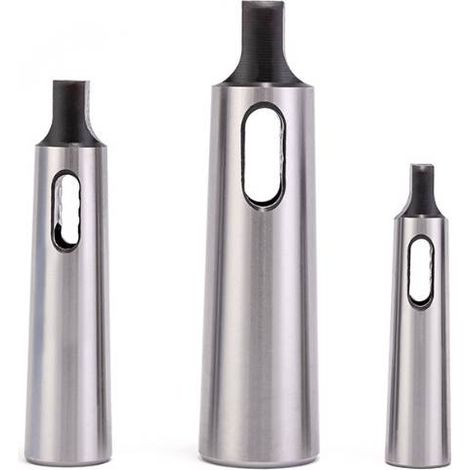 Set di 3 adattatori riduttori per punte coniche Morse per fresatrici (da MT1 a MT2, da MT2 a MT3, da MT3 a MT4) (1/5)