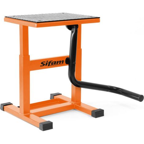 Lève Moto Cross Orange Hauteur de 30cm à 39cm Plateau 29cm x 23cm