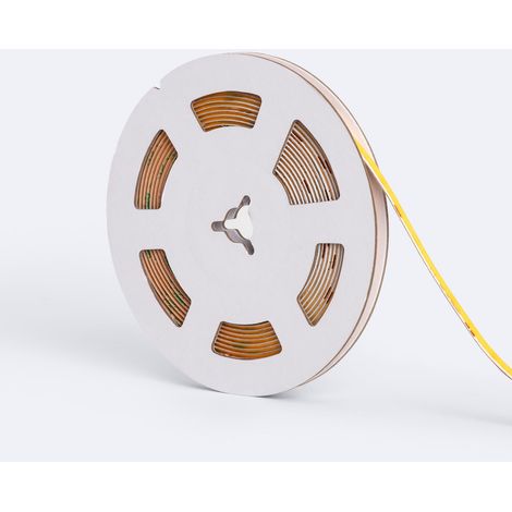 LED-Streifen 24V COB 320 LED/m 5m 7W/m 840 lm/m Breite 5mm Superschmal Schnitt 5 cm IP20 CRI90 2700K Warmweiß (1/3)