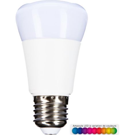 Ampoule LED E27 RGB + Télécommande Atmosphera® non-dimmable (1/3)