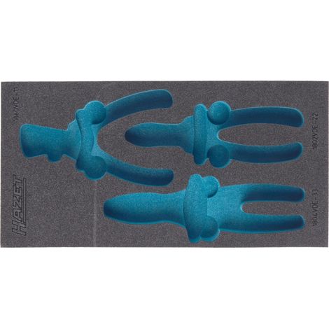 Garniture en mousse souple bimatière 163-227L ∙ L x l : 342 mm x 172 mm (1/2)