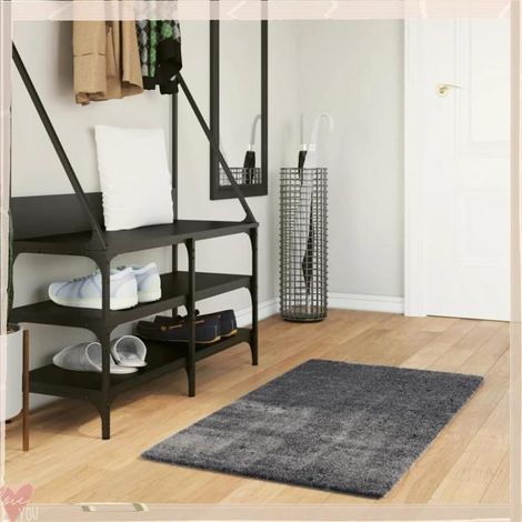 Tapis - VINGVO - HUARTE - poils courts - lavable 30°C - antidérapant 60x110 cm (1/5)