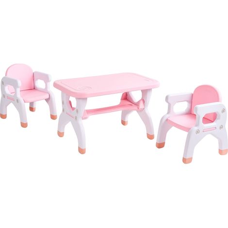 Kindertisch mit Stühlen BOLLON Rosa (1/5)