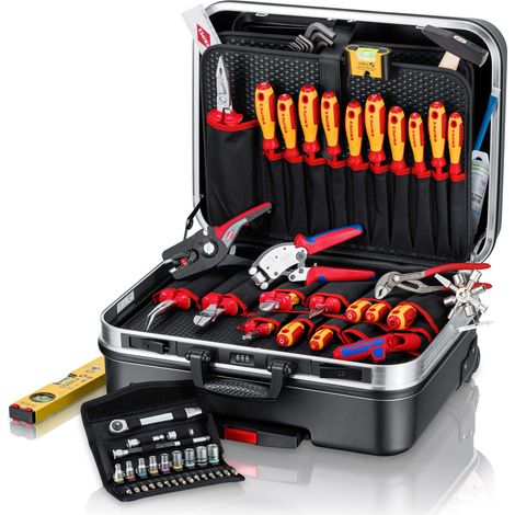 KNIPEX 00 21 06 Maleta de herramientas "BIG Basic Move" ElectroPlus 68 piezas 515 mm (1/2)