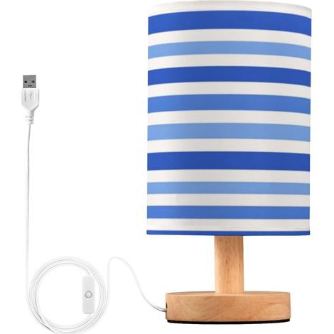 FRODOTGV Lampe de table avec LED et bouton d'alimentation USB (1/5)