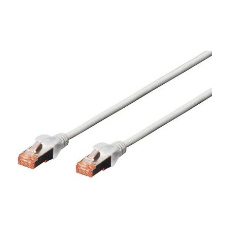 Digitus DK-1644-015 RJ45 Câble réseau, câble patch CAT 6 S/FTP 1.50 m gris sans halogène, torsadé par paire 1 pc(s) S134651 (1/2)