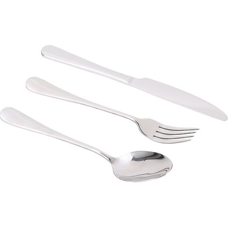 Europäisches Edelstahl-Messer-, Gabel- und Löffelset Typ 304, 12-teilig, für 4 Personen (1/5)