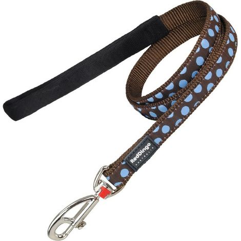 Correa para perro red dingo marrón puntos (1,2 x 120 cm)