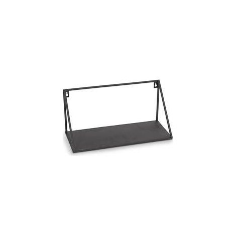 Mensola 1 posto ferro nero, 40x17x20 cm (kit da 5)