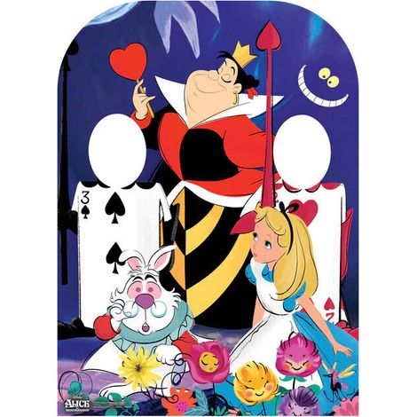 Figurine en carton Passe Tete Alice Au Pays des Merveilles Hauteur 131 CM (1/5)