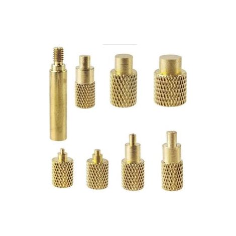 Kit de 8 embouts de soudure pour inserts filetés M2, M2,5, M3, M4, M5, M6 et M8 – Embouts de taraudage pour composants plastiques, imprimantes 3D et projets DIY
