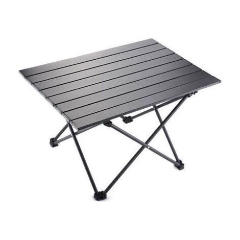 Table de Camping,Pliante Table Alliage d'aluminium Ultra-légère Portable avec Sac de Transport,pour l'extérieur,Le Camping,Les Pique-niques,la Randonnée,la Pêche (55x41x40cm) (1/5)
