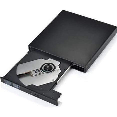 Graveur Externe DVD-R CD-RW - USB 2.0 - Compatible Windows et Mac - Lecteur/Graveur Multiformat - 1 Pièce (1/3)