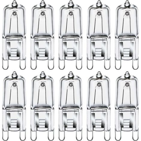 G9 Halogen Bulbs G9 35W G9 Capsule Bulbs 230V 2800K Warm White Dimmable 10 Pack (1/5)