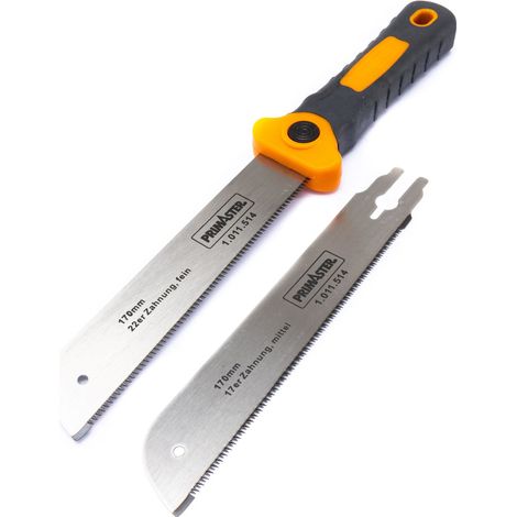 Primaster Japansäge 0,40 mm Zugsäge Zimmermannsäge Handsäge Präzisionssäge