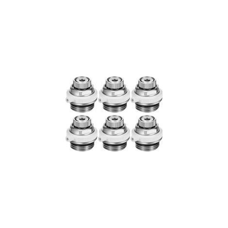 (6 pièces) Vanne de purge automatique de radiateur 1/2 pouce Vanne de purge d'air de radiateur Vanne d'arrêt automatique en laiton Vanne de purge automatique de radiateur (1/5)