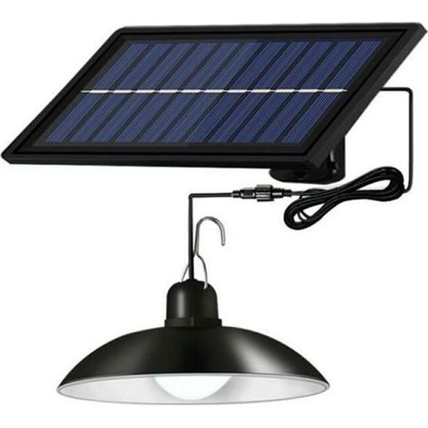 Lumière de Télécommande LED, Rétro Lampe solaire d'intérieur d'extérieur, l'éclairage solaire simple tete de jardin (1/4)