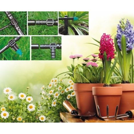 Riego Jardin 16-4Mm Goteo Natuur 30Mac. Jgo Nt104474 (1/2)