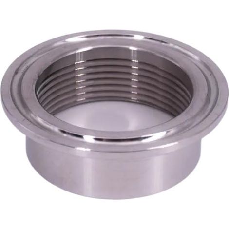 Raccord Tri Clamp femelle BSPT en acier inoxydable 304 (1 unité) (1/3)
