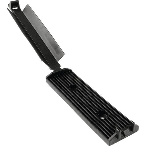 HellermannTyton FKH80APT-A-BK Basetta di fissaggio autoadesivo, avvitabile 151-03681 con colla acrilica, per cavi piatt