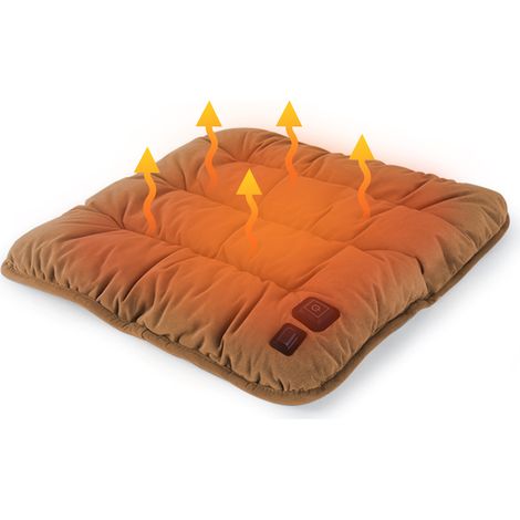 Coussin de siège chauffant au graphène pour bureau et voiture, alimentation USB (1/5)