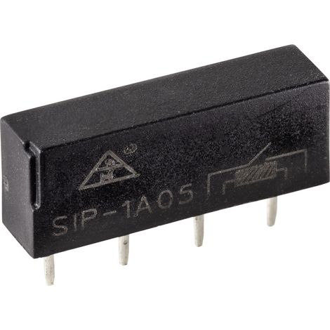 TRU COMPONENTS SIP1A05 Reed-Relais 1 Schließer 5 V/DC 0.5 A 10 W SIP-4 (1/2)