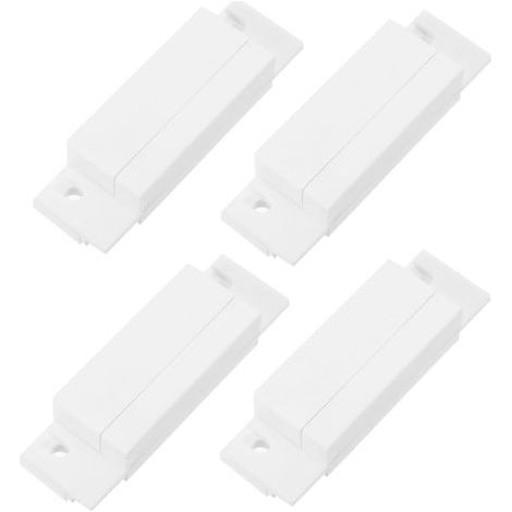 4 Ensembles 31Y Blanc Montage en Surface Filaire NC NO Capteur de Contact de Porte Alarme Magnétique Interrupteur Reed (1/5)