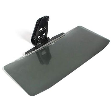 Pare-soleil voiture anti-éblouissement HD – Visière extensible 11,8x5,9 pouces – Rotation 180° – Installation facile – Filtre UV