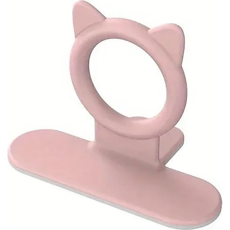 Toilettensitzheber, Silikongriff, Badezimmeraccessoires, Toilettensitzöffner, Toilettensitz und Anti-Rutsch (rosa)