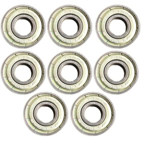 Lot de 8 roulements à roulettes scellés 608ZZ (ABEC11) en acier inoxydable (1/5)