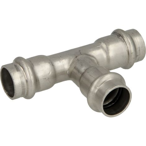 Té à sertir en inox FFF15 mm profil V
