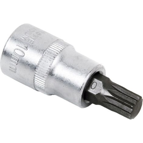 Llave de vaso de 1/2 en acero al cromo vanadio de alta calidad Con punta corta XZN de M-5 a M-10                                                     M-10