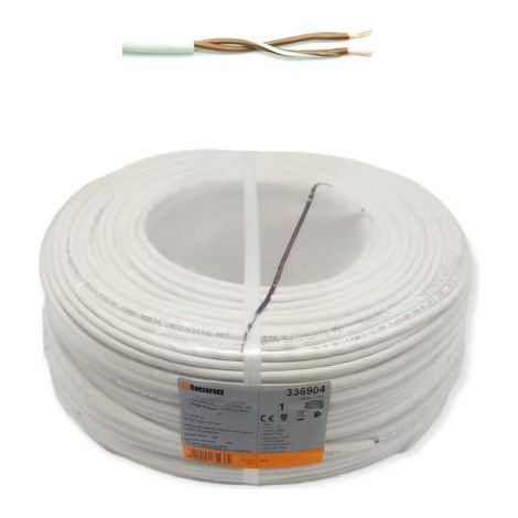 Bticino Cavo Digitale 2x0,50mmq BUS/SCS a SCELTA matassa: 50-100-150-200m - 336904 50 Mt