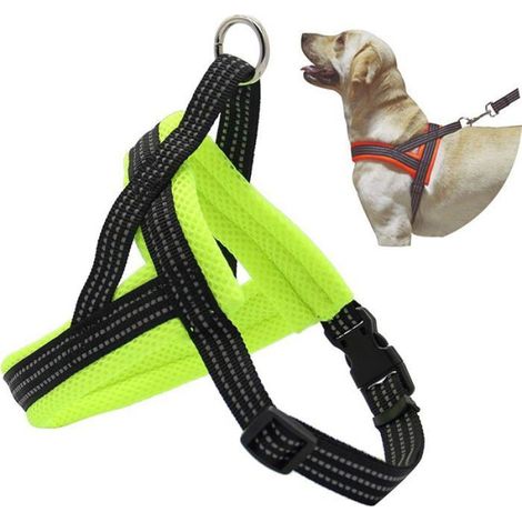 Harnais Pour Chien - Réglable En Nylon Et Néoprène - Pour Promenade Et Travail - Disponible En 4 Tailles S M L XL (1/5)