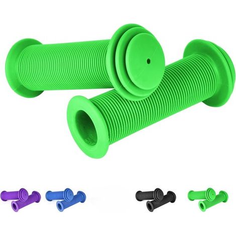 Manubri per biciclette per bambini, manopole da 10 cm per biciclette per bambini con massima protezione dagli urti, manubri per biciclette per bambini, manopole in gomma per monopattini, tricicli (1/5)