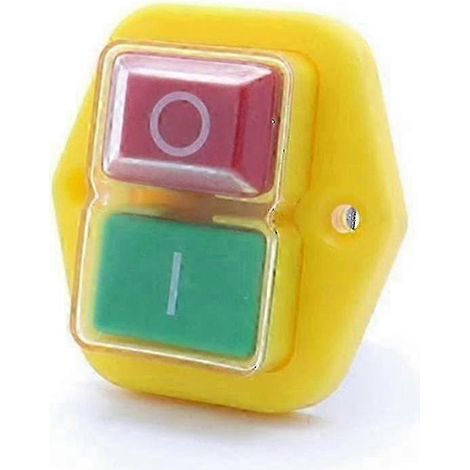 Interrupteur à bouton-poussoir 16 A 220-240 V KJD17B, compatible avec les panneaux de commande de machines à 5 broches (1/5)