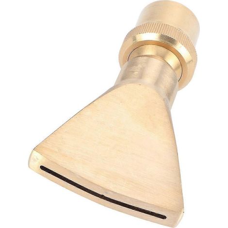 Fountain Nozzle Fan Nozzle Flat Nozzle Fan Nozzle Garden Irrigation Fountain Water Curtain Landscaping(colour:gold)(1pcs) (1/5)