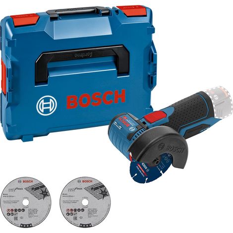 meuleuse angulaire sans-fil GWS 12V-76 (2 disques à tronçonner Expert for Inox, 1 disque à tronçonner Carbide Multi Wheel, 2 calages L-BOXX, L-BOXX, sans batt./chargeur) (1/5)