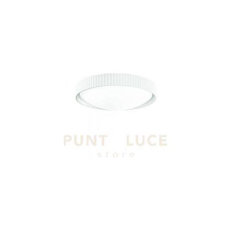 PLAFONIERA CONCRETE EFFETTO CEMENTO BIANCO LED 3000K 1420lm, 20W D.41CM