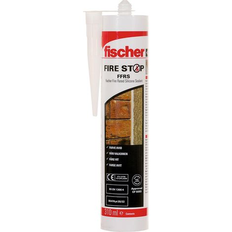 Mastic silicone Coupe-feu Fischer FFRS blanc en 310 ml - Fischer (1/3)