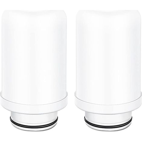 Cartouches de rechange pour filtre à eau, filtre en céramique, système de filtration pour robinet (2 cartouches en céramique) (1/5)