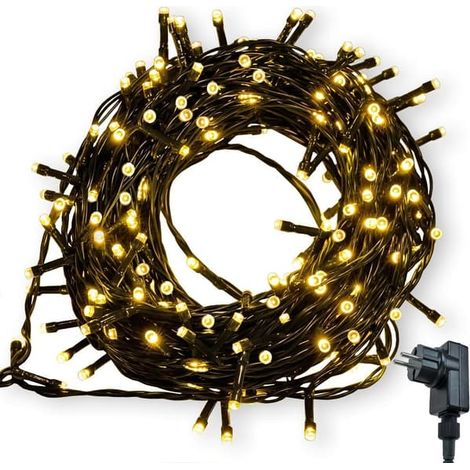 Guirlande lumineuse de 50 m avec 300 LED pour une utilisation intérieure et extérieure (1/4)