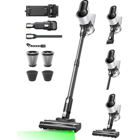 Aspirateur Balai sans Fil Konsoefuly, Moteur puissant 550 W 50KPA, 50 Min, 0.8 L, Système de filtration 8 couches, Design Autonome (1/5)
