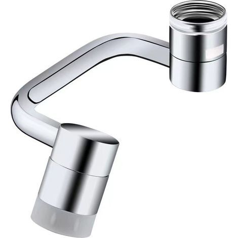 360° schwenkbare Küchenarmatur aus Messing mit zweifachem Spritzschutz und einstellbaren Strahlarten für das Spülbecken (1/5)