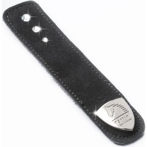 Taglia unica , Braun: Austauschbare Sämischlederriemen mit Swarovski-Dekoration für Tattini-Stiefel (1/2)