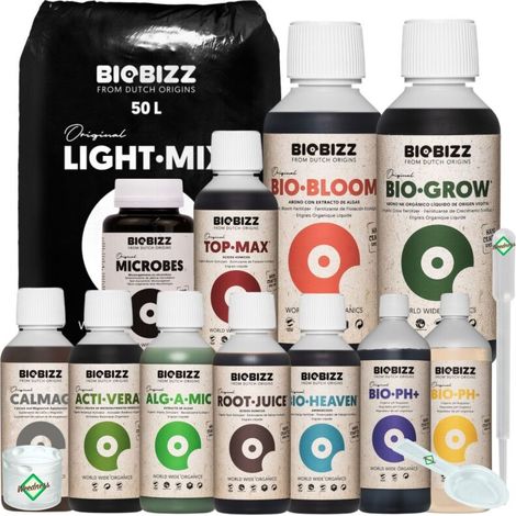BioBizz Light-Mix Erd Set Big All Extrem – Leichte Blumenerde Großpack (1/5)