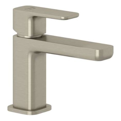 Kludi Renon - Grifo de lavabo con desagüe Push-Open, níquel cepillado 42266N575 (1/2)